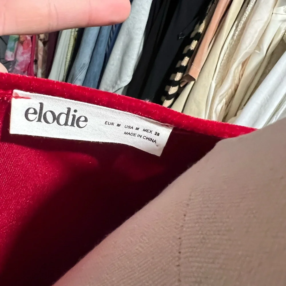 Elodie Velvet Top. NWOT - Picture 4 of 4